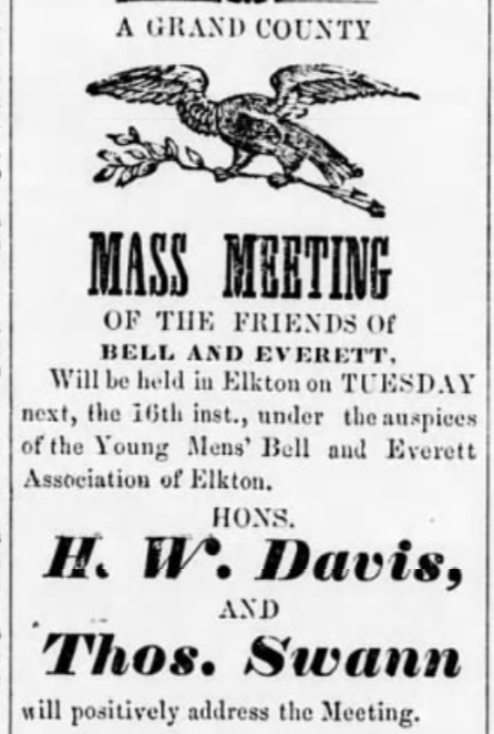 Cecil Whig - 13 October 1860