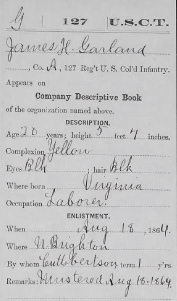 Garland Service Record