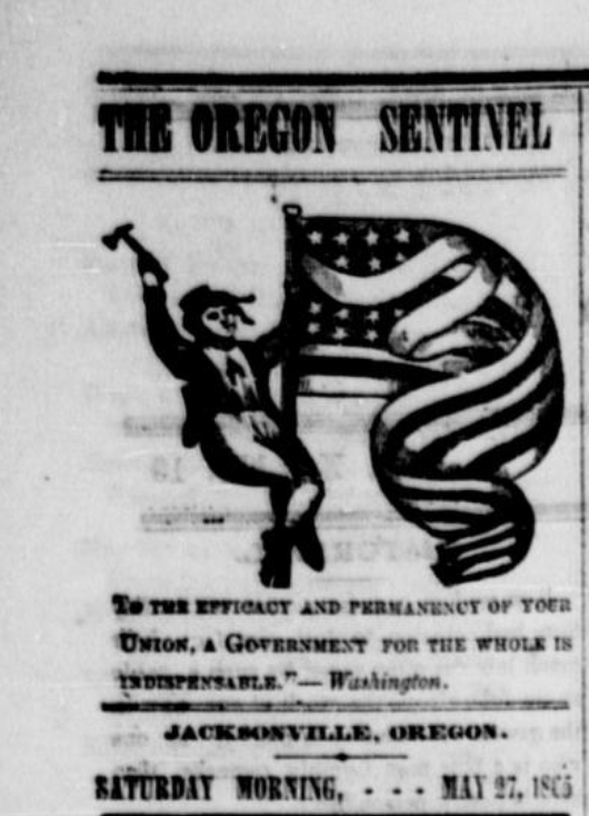 Oregon Sentinel - May 27 1865