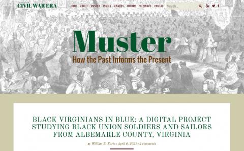 Black Virginians in Blue On Muster Blog