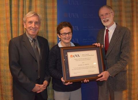 Daniel W. Crofts Receives His Book Prize Award