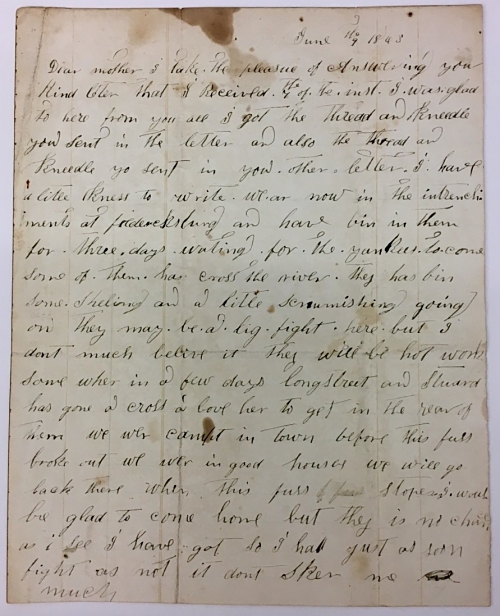 They Hant No Vaginia Genilmen: Transitionally literate soldiers’ letters offer insights about the sound of the Civil War